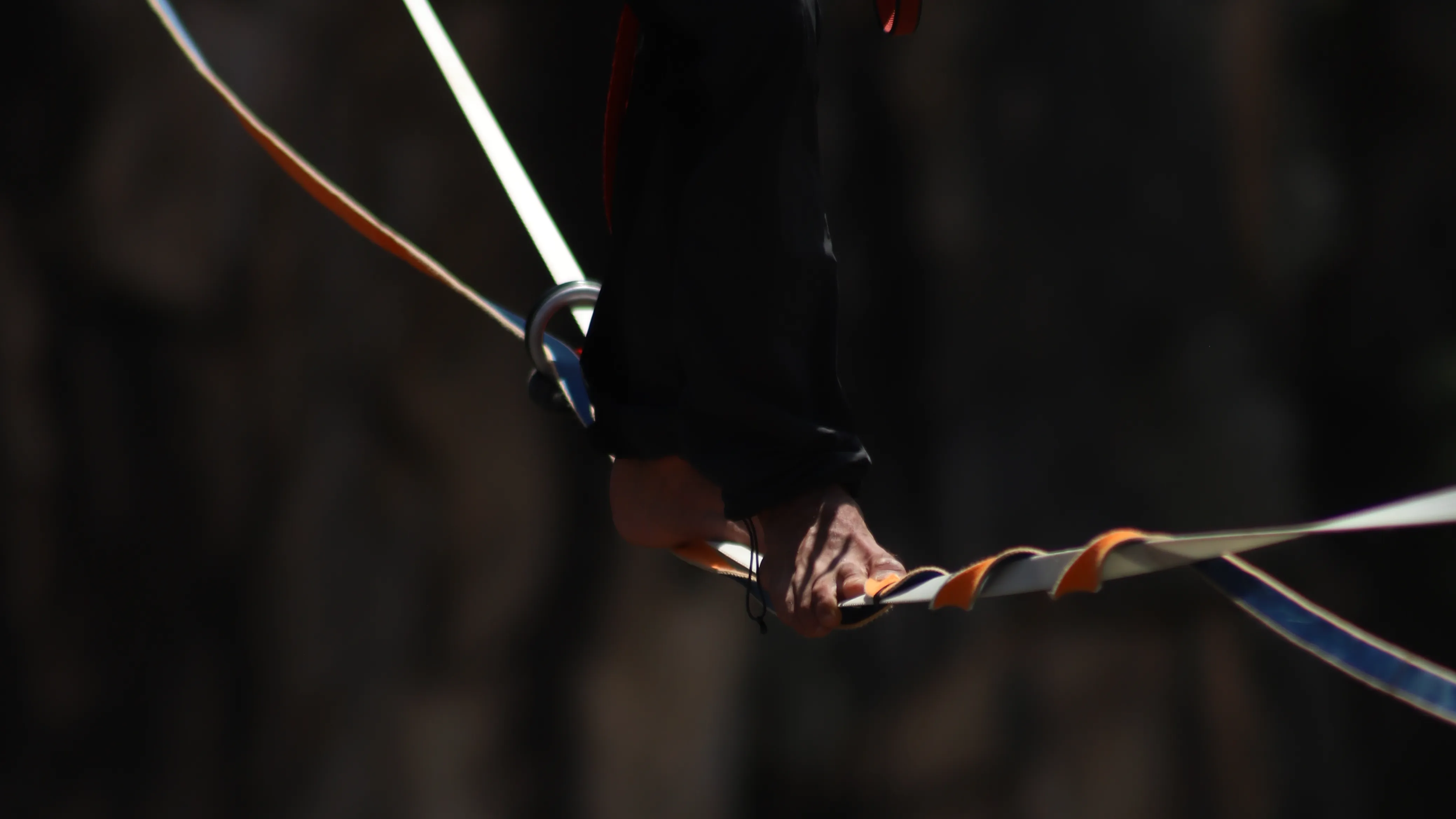 Person walking on a Highline